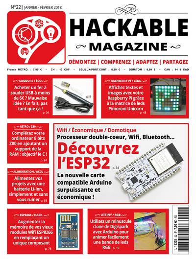 Découvrez l'ESP32, la nouvelle carte compatible Arduino surpuissante et économique